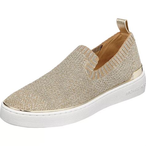 michael michael kors skyler slip-on sneakers|michael kors rhinestone sneakers.